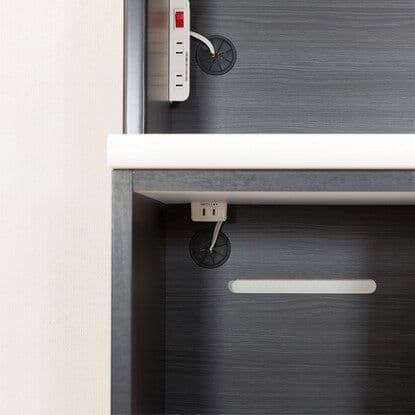 【送料込】キッチンボード（Nポスティア120KB BK）