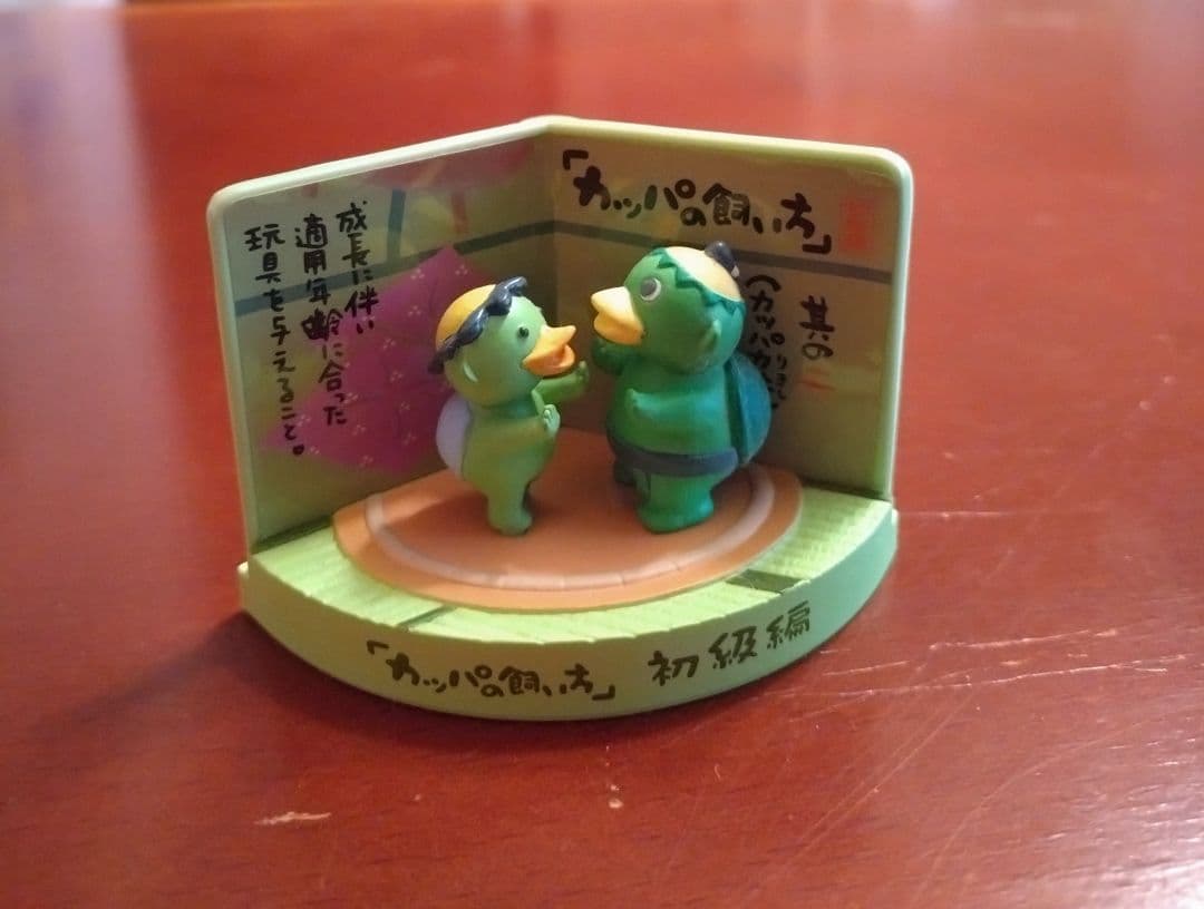 ちびギャラリー・どこでもいっしょ・カッパの飼い方フィギュア