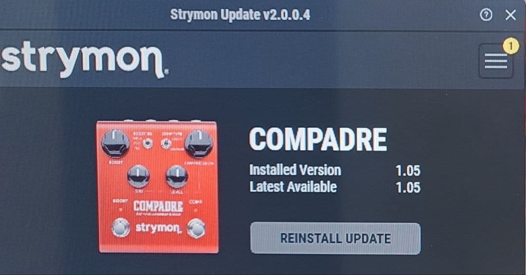 strymon COMPADRE 未使用純正アダプター付