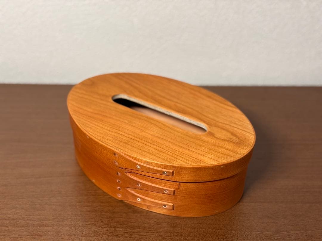 【専用】シェーカーオーバルテッシュボックス ブラックチェリー