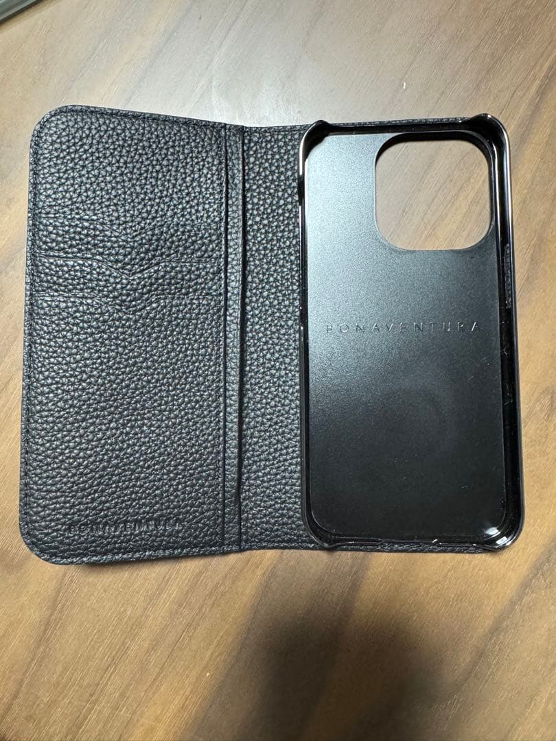 ボナベンチュラ　iPhoneケース　15pro ブラック
