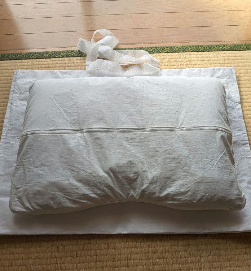 生毛工房｜ユニットまくらEX 高弾性炭パイプ L(使用時の高さ:約4-5cm)