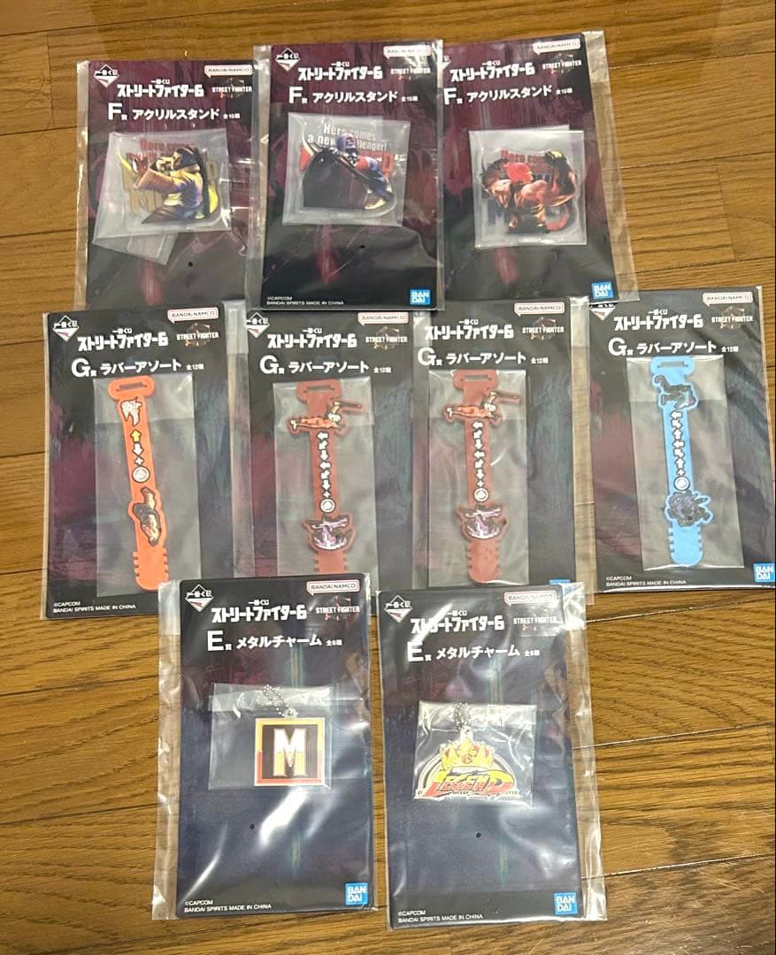 一番くじ ストリートファイター　B賞 ジュリ ラストワン 豪鬼　D賞　ジェイミー