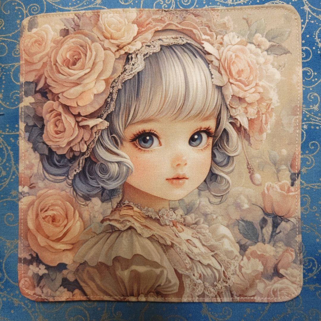 ★CHIYO★　ハンカチ　女の子&ワンコさん柄　20枚