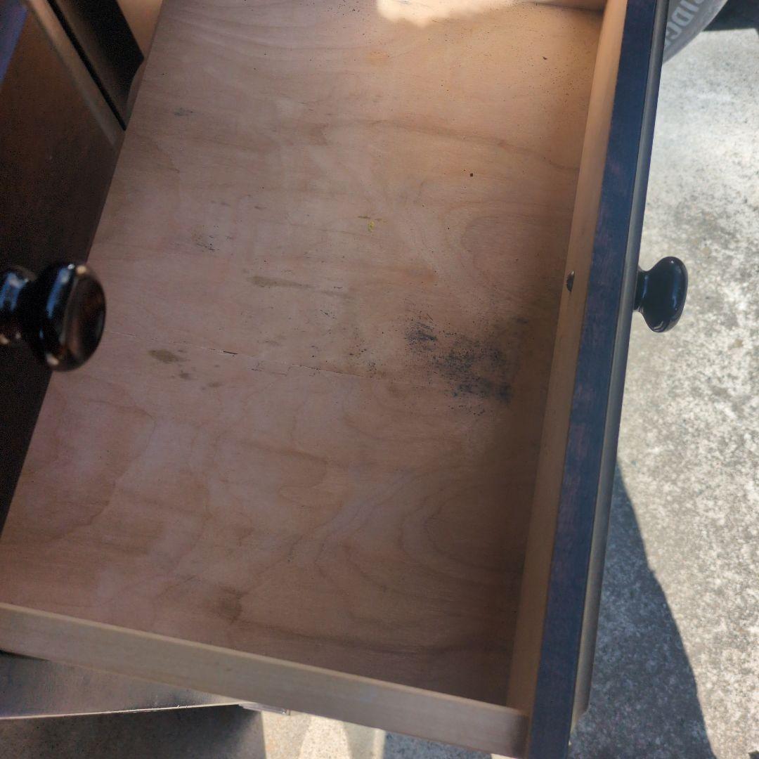 ダークブラウン 8段チェスト