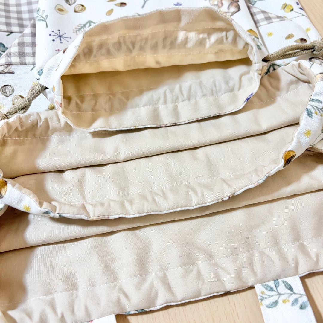 083.入園入学5点セット／裏地付きで丈夫☆