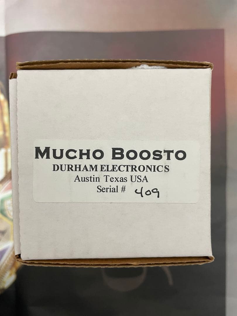ギター DURHAM ELECTRONICS MUCHO BOOST