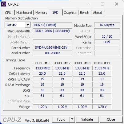 SanMax デスクトップ用 DDR4メモリ 16GB×2枚=計32GB