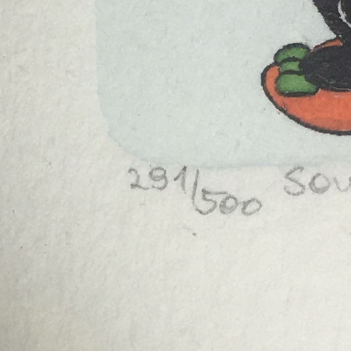 ディズニー　Sowa+reiser エッチング絵画