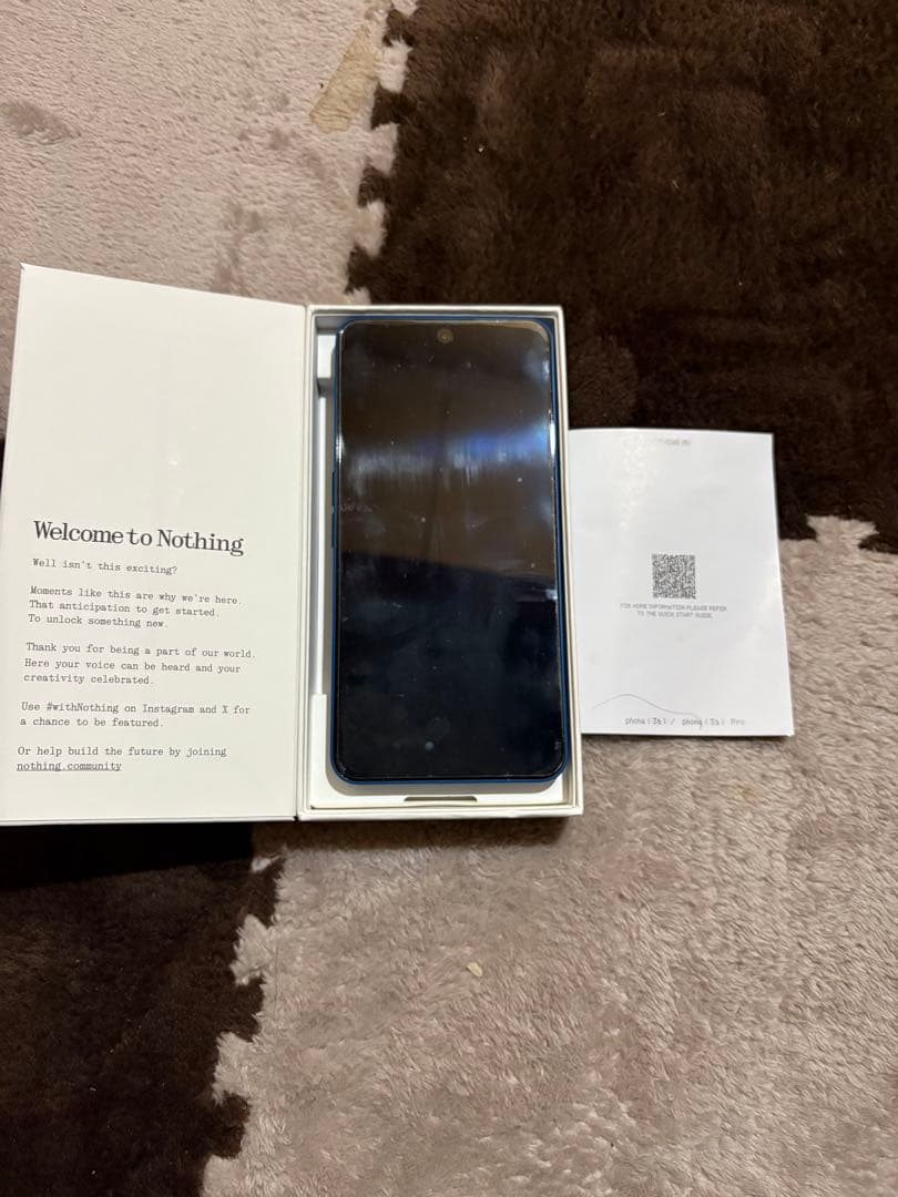 Nothing phone(3a)256GB限定色ブルー