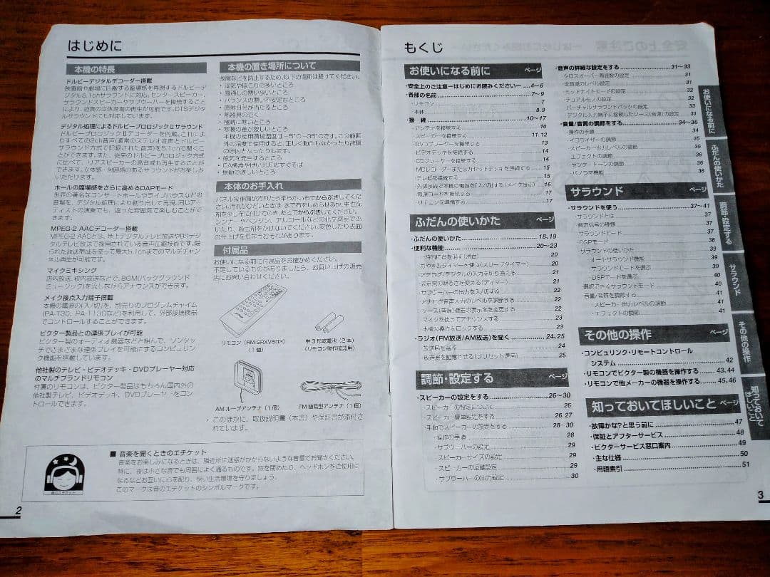 Victor RX-V603 AVアンプ
