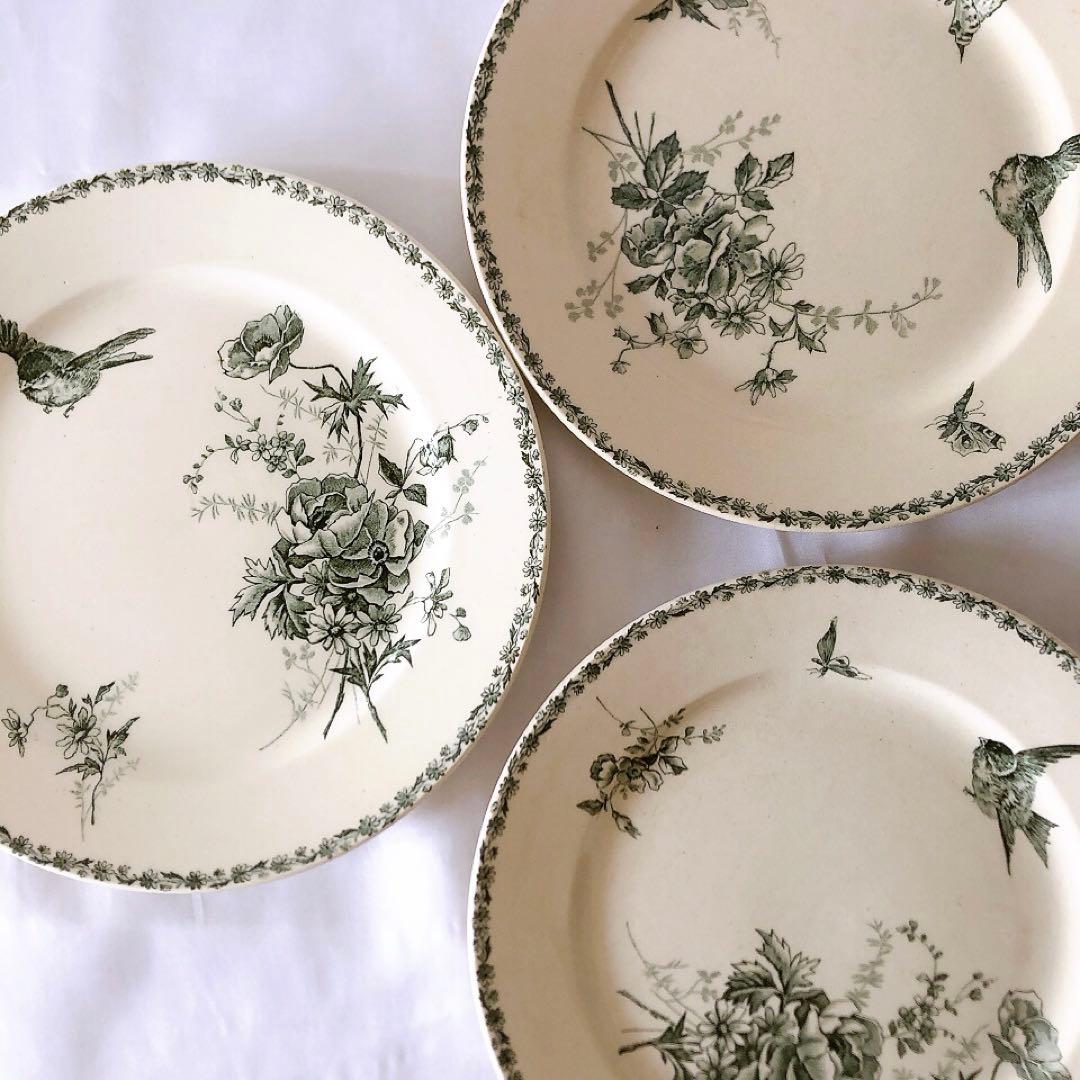 グランデポ エミールブルジョワ　ディナープレート A フランスアンティーク食器