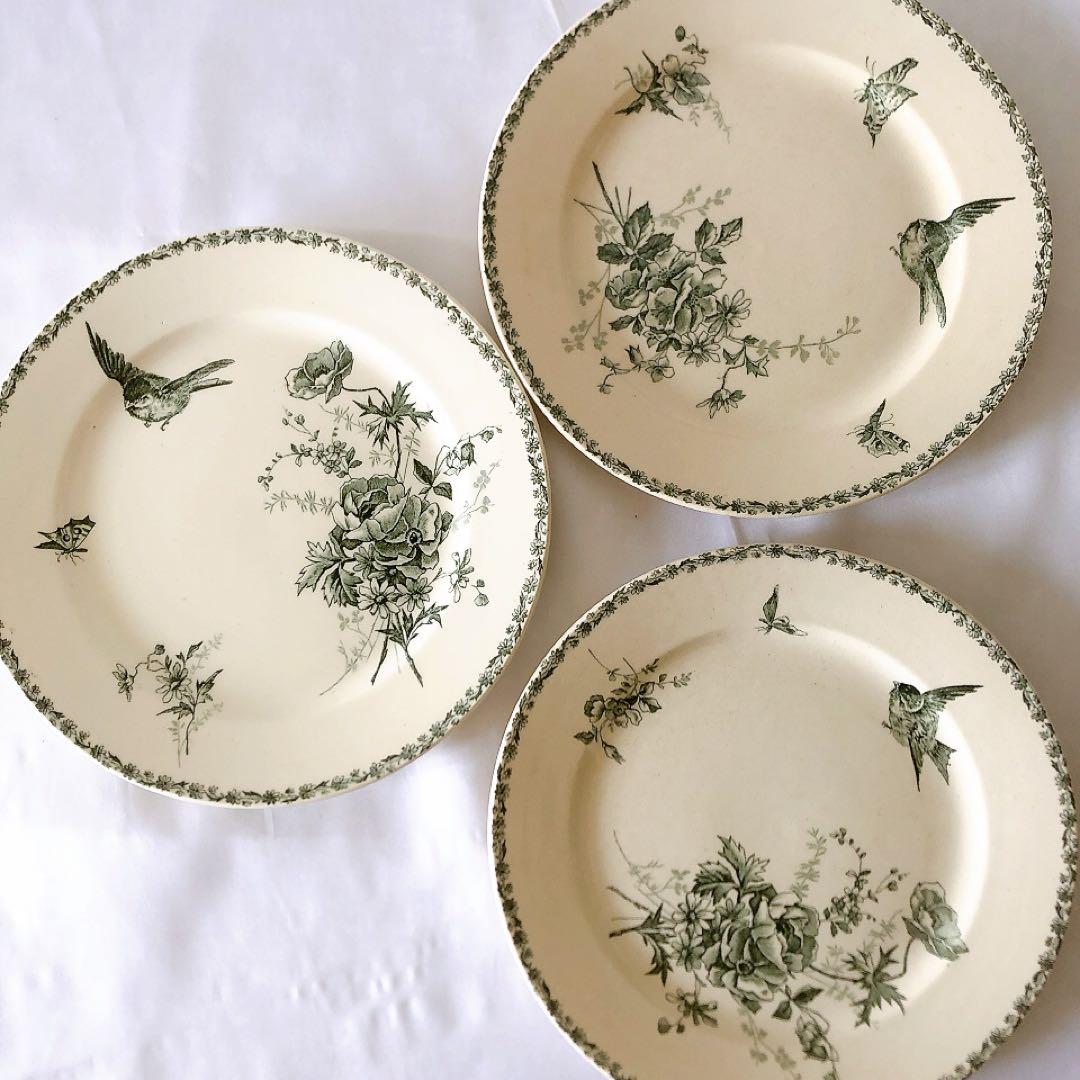 グランデポ エミールブルジョワ　ディナープレート A フランスアンティーク食器