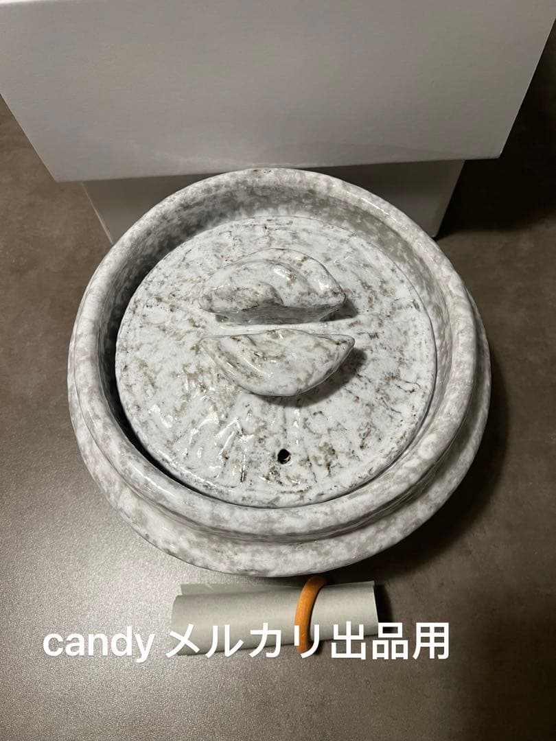 即日発送　限定　貴重　新品　雲井窯 御飯鍋　雪紋まぐれ三合炊き　土鍋 中川一辺陶