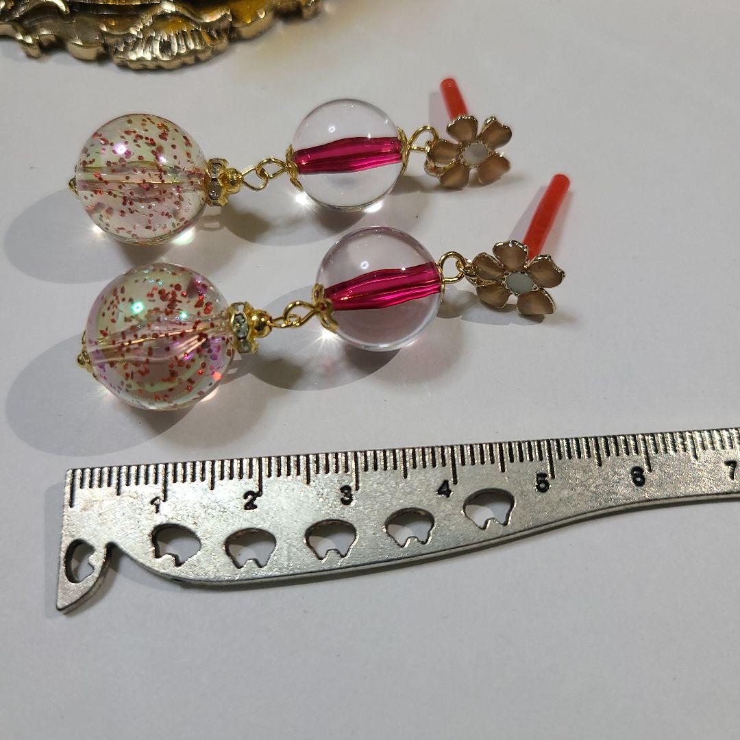 ハンドメイドピアス1801