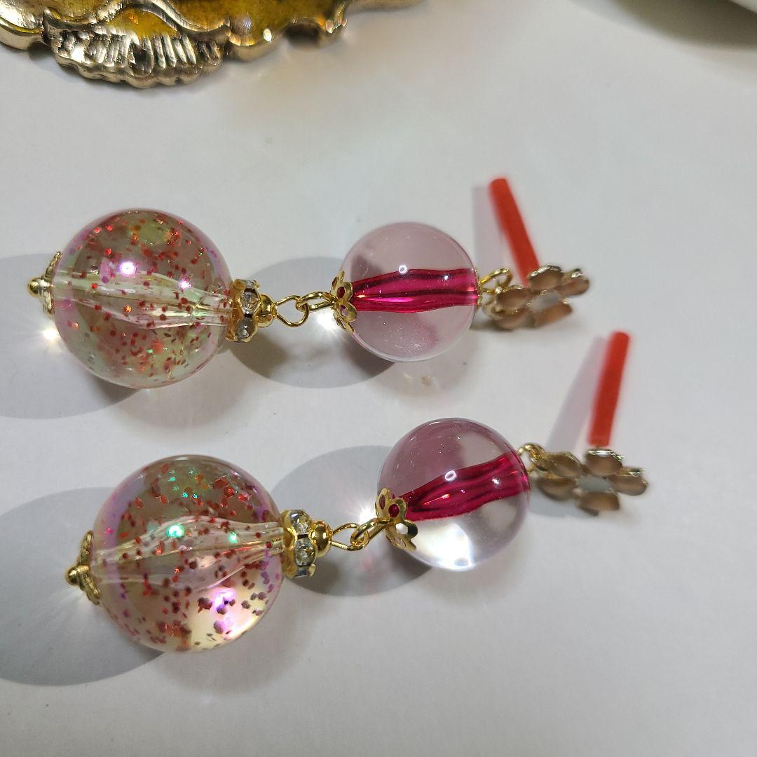 ハンドメイドピアス1801