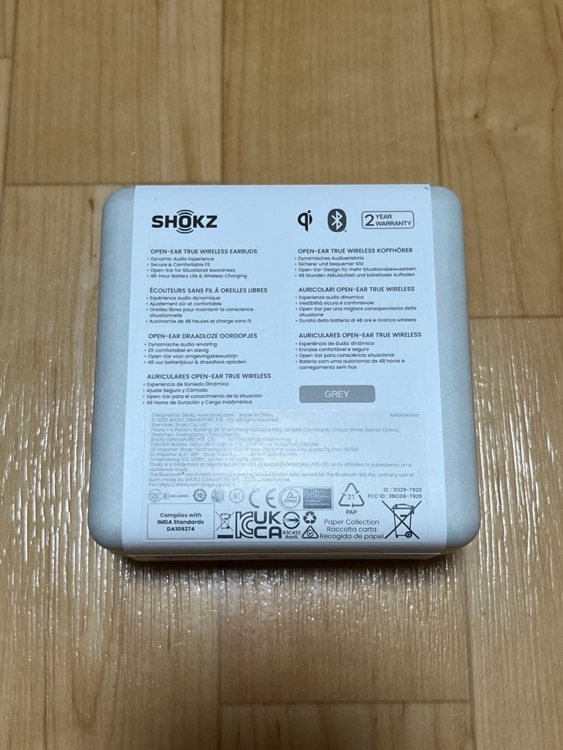 新品未開封SHOKZ OPENFIT2+ ワイヤレスイヤホン　Bluetooth