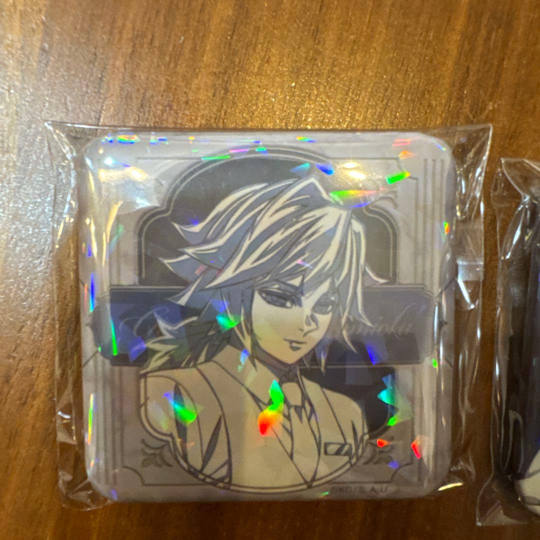 鬼滅の刃 モクテルバー ロト グリッター缶バッジ 第ニ弾 冨岡義勇