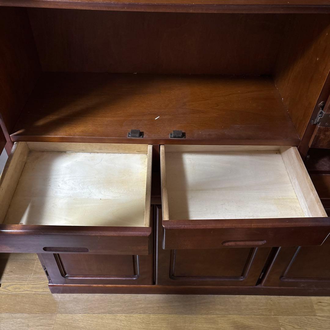 食器棚　レトロ
