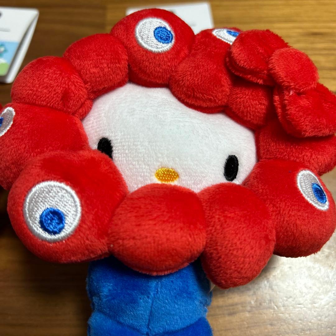 サンリオ　ミャクミャクなりきりぬいぐるみキティ カラビナ付き　2個セット