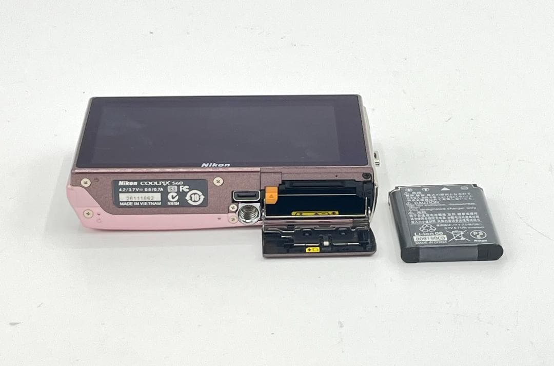 Nikon COOLPIX S60 ピンク 通電動作確認済 フラッシュ確認済