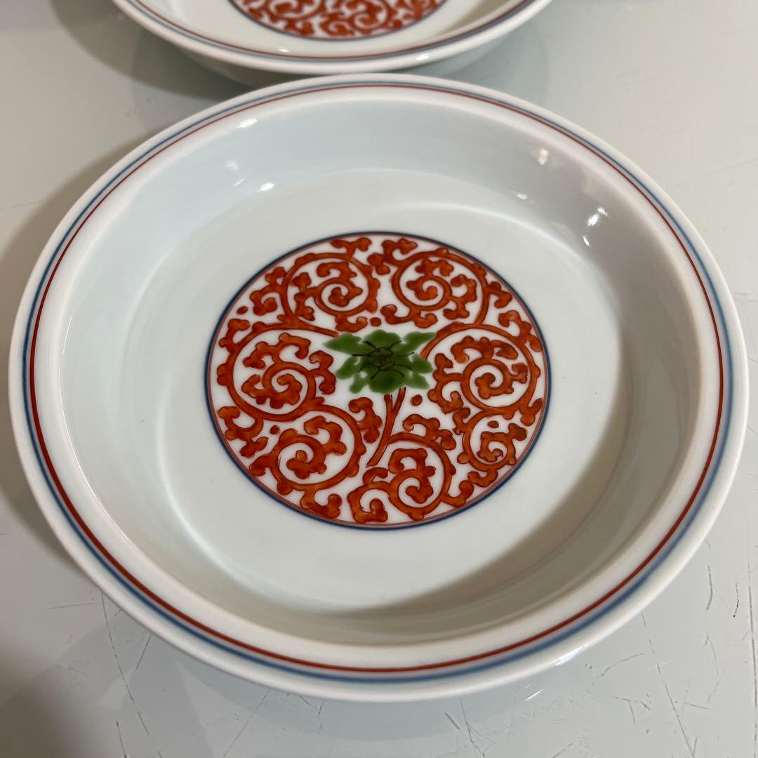 源右衛門　見込み唐草　取り皿5枚