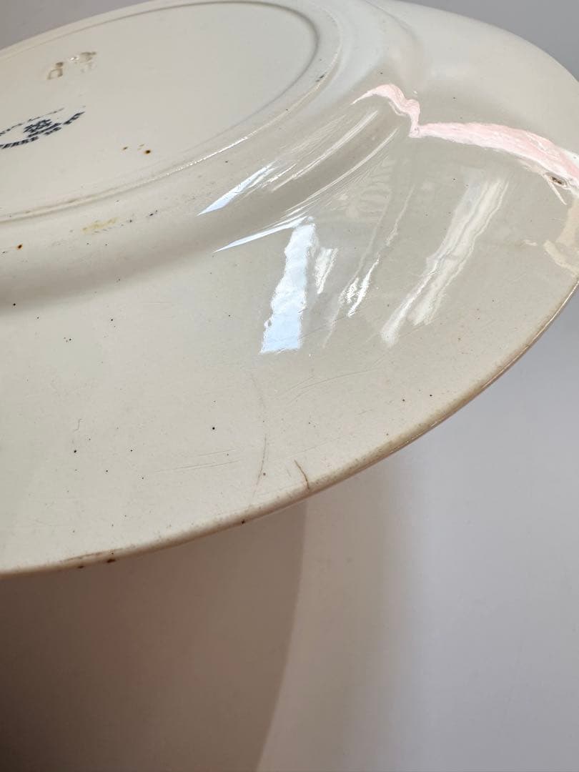 クレイユモントロー　CERISIER フランス　アンティークプレート　皿