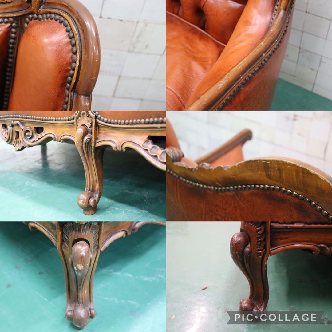 GMFK633○イタリアンバロックスタイル 3人掛けソファ トリプルソファ 最高