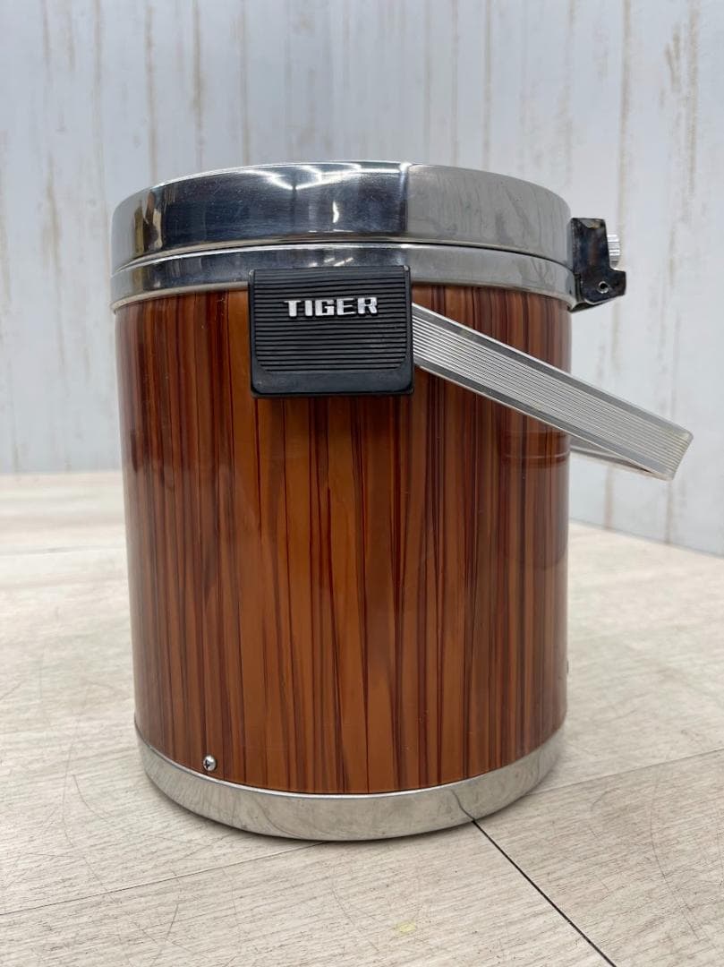 昭和レトロ タイガー ジャー デラックス D型 1号 ブラウン 3.5L 魔法瓶