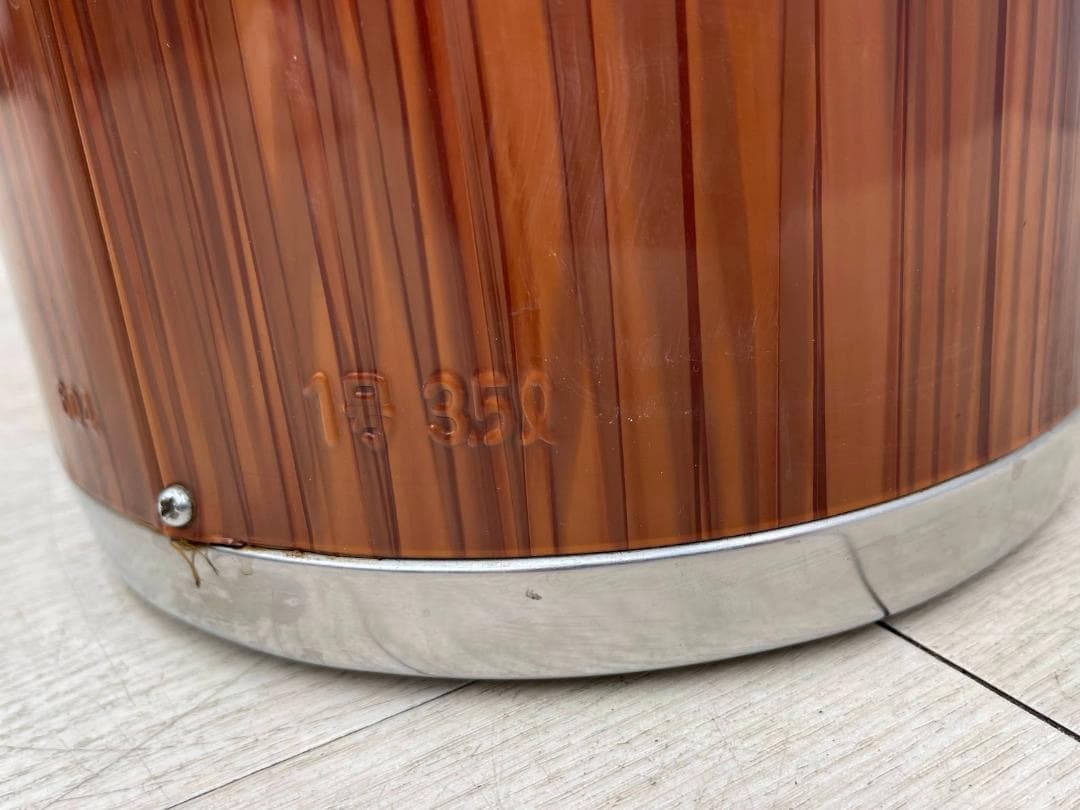 昭和レトロ タイガー ジャー デラックス D型 1号 ブラウン 3.5L 魔法瓶
