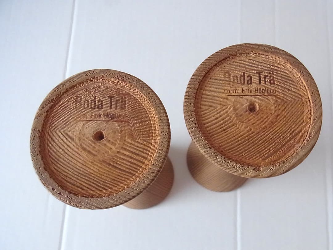 Erik Hoglund エリック・ホグラン／キャンドルスティック・２本セット