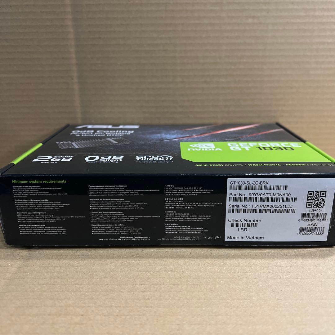 【ほぼ未使用】ASUS GeForce GT1030 GDDR5