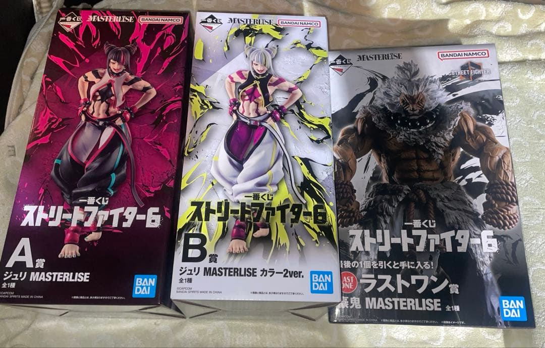 一番くじストリートファイター6 ジュリA賞B賞Ｃ賞ラストワン豪鬼 他10点SET
