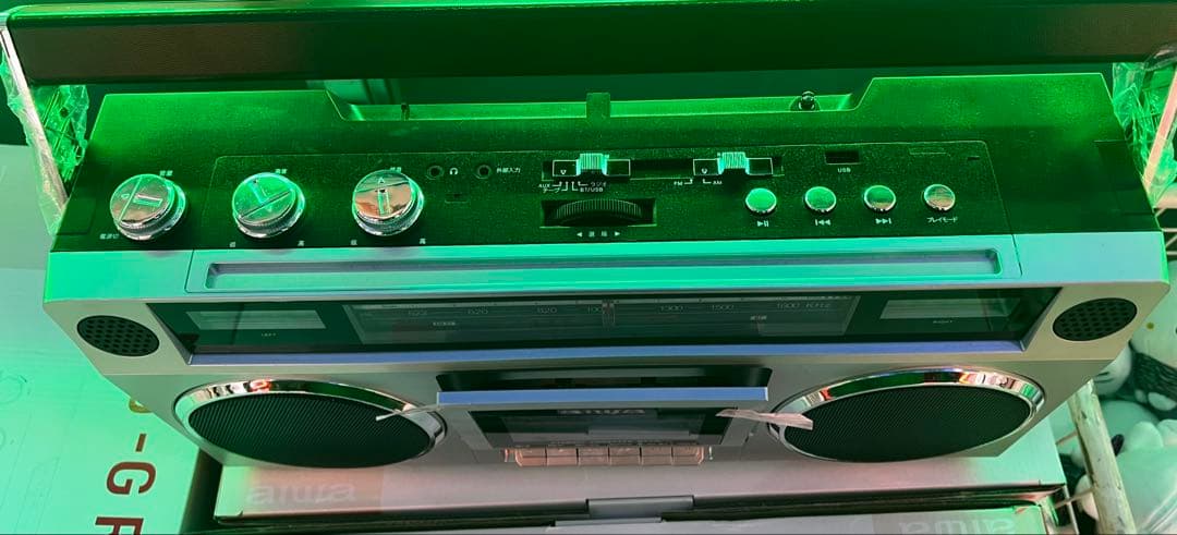 aiwa ボディスピーカー カセットプレーヤー