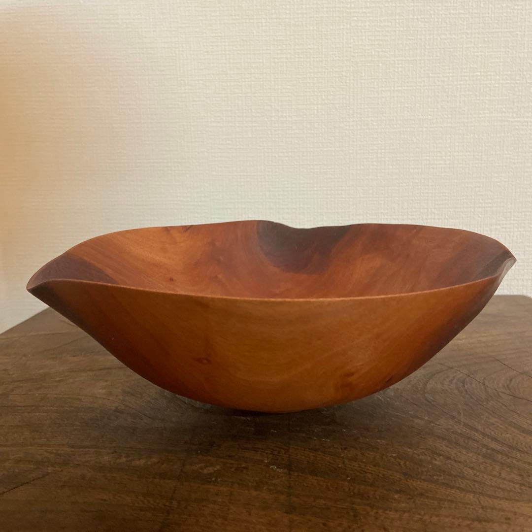 雨晴 個展 購入 木工作家 藤本健 アカギ ウッドボウル