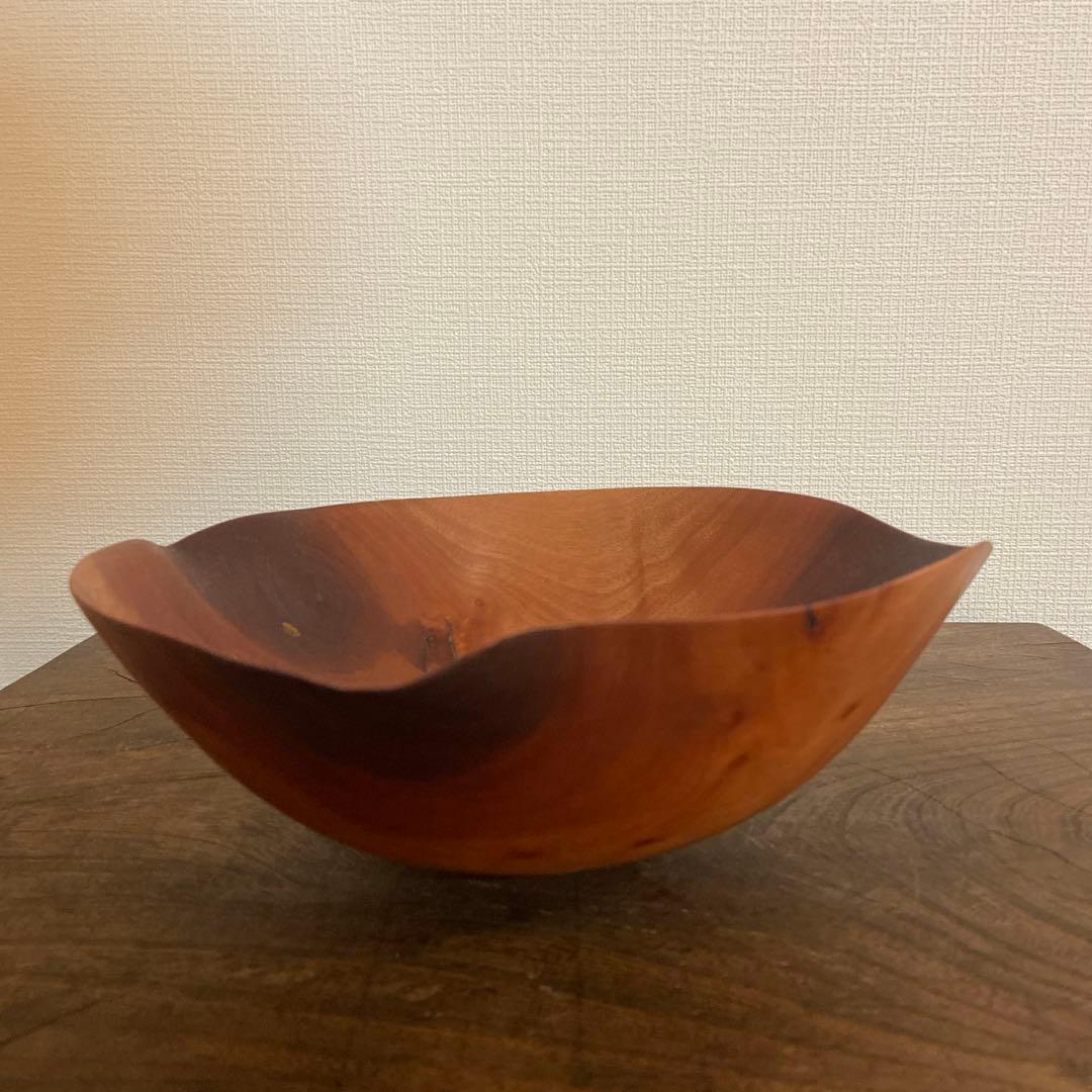 雨晴 個展 購入 木工作家 藤本健 アカギ ウッドボウル