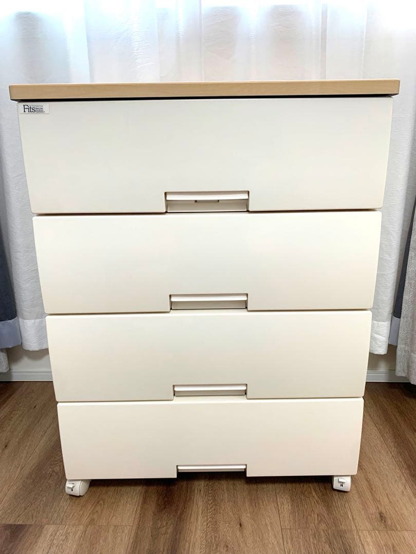 Fitsフィッツプラス4段65×41×85cm天馬タンスチェスト衣類収納