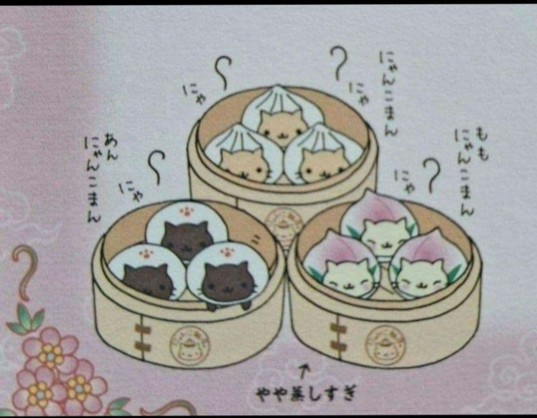 本日削除　にゃんにゃんにゃんこ　ストラップトップ6個セット　サンエックス