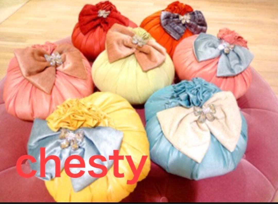 Chesty リボンクッション 神戸OnlyShop ビジュー インポート