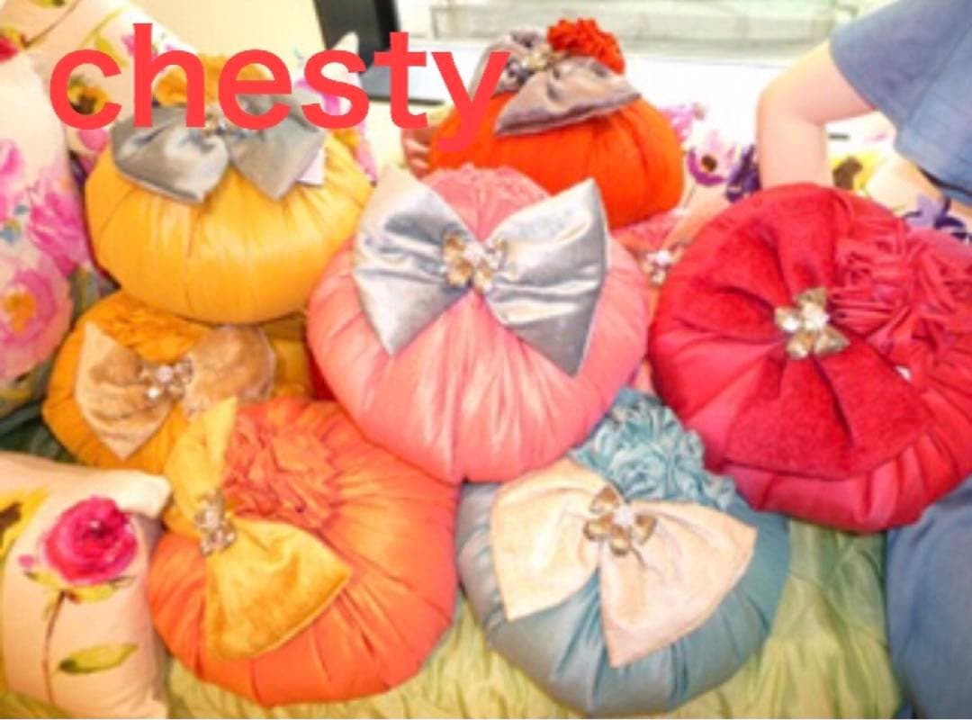 Chesty リボンクッション 神戸OnlyShop ビジュー インポート