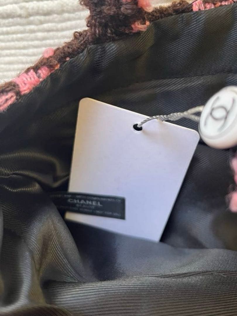 CHANELツイードトートバッグVIPノベルティ