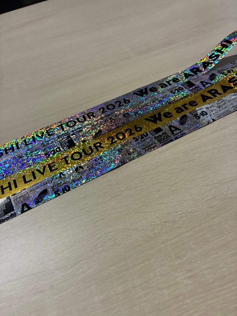 【金・銀】ARASHI LIVE TOUR 2026 銀テープ