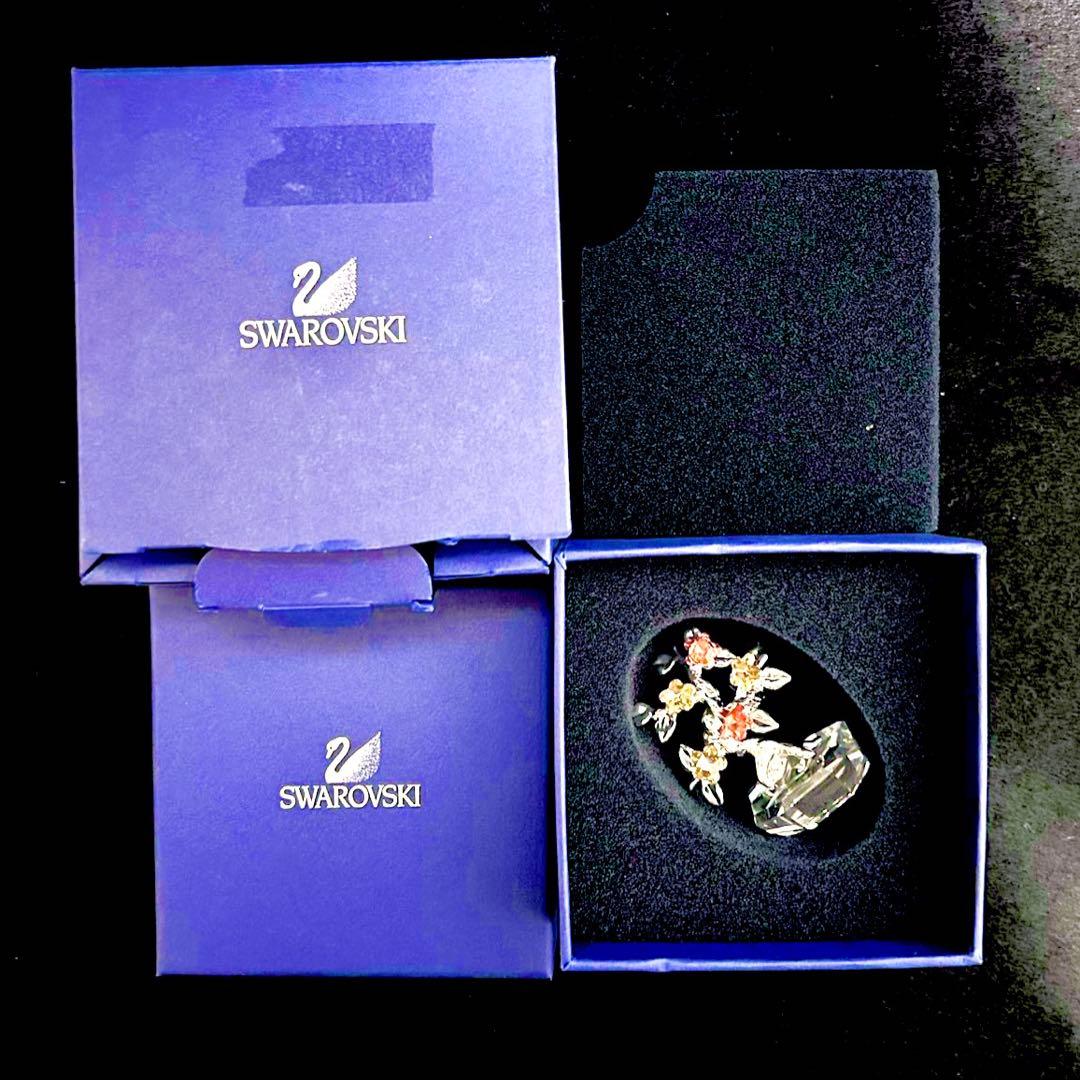 【極美品】SWAROVSKI スワロフスキー 盆栽 クリスタル 置物　廃盤
