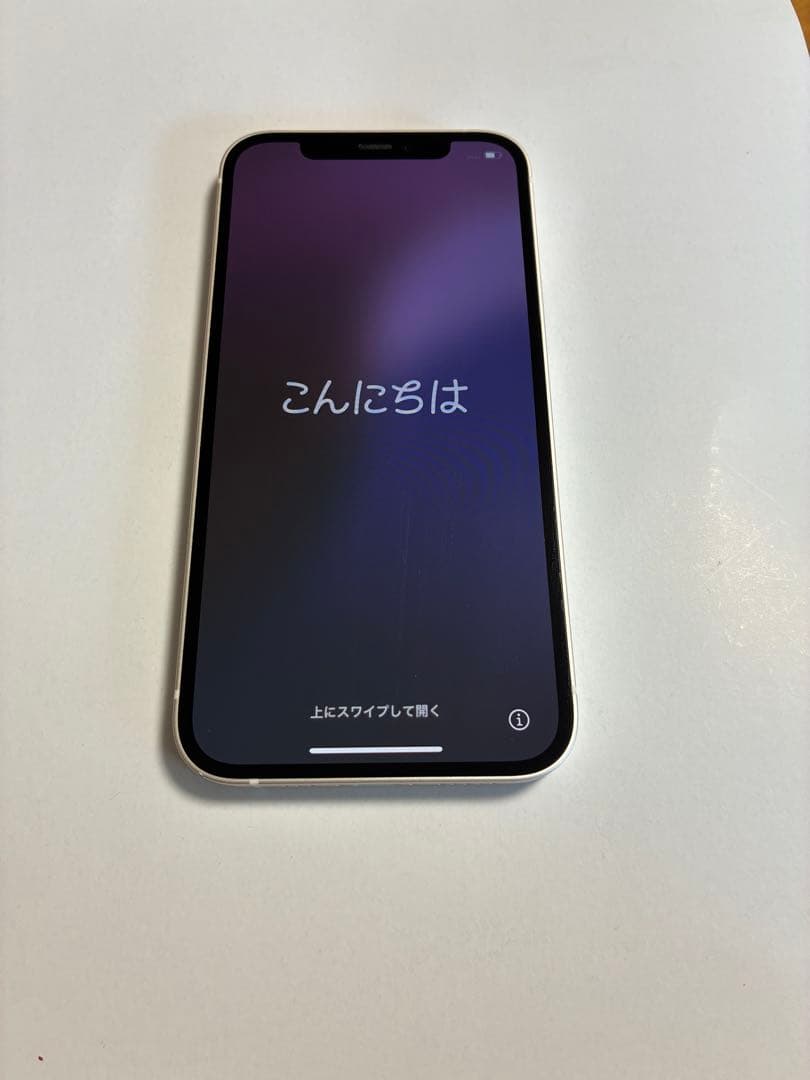 【ジャンク品】iPhone12 外カメラ不良 64GB ホワイト（SIMフリー）