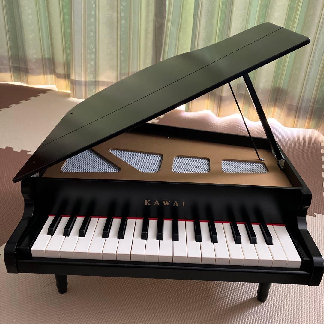 美品　カワイ　グランドピアノ　鍵盤32 品番1141 ミニピアノ　ブラック