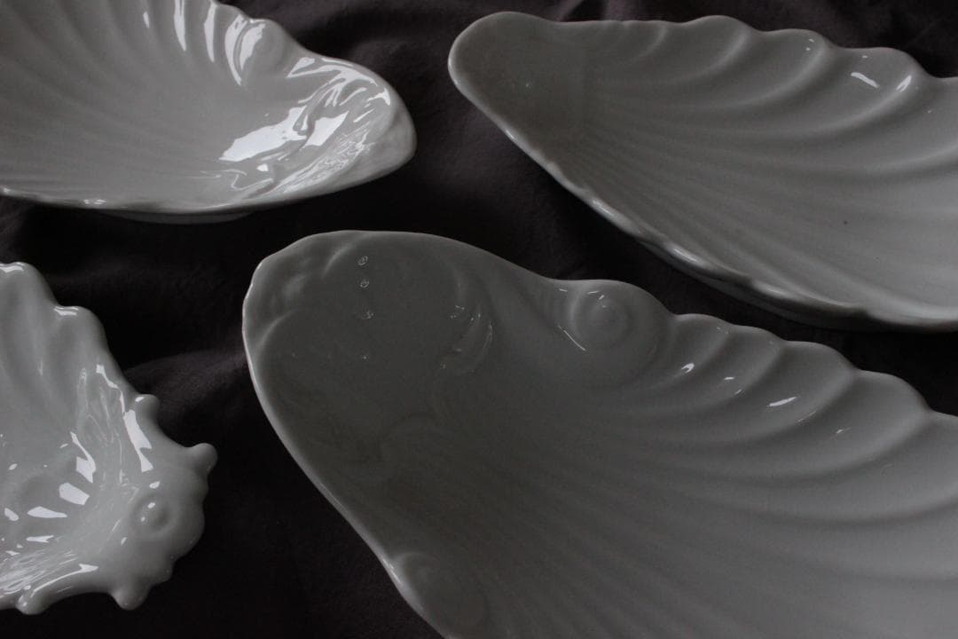 【G】シェル型ラヴィエプレート/フランスアンティーク食器