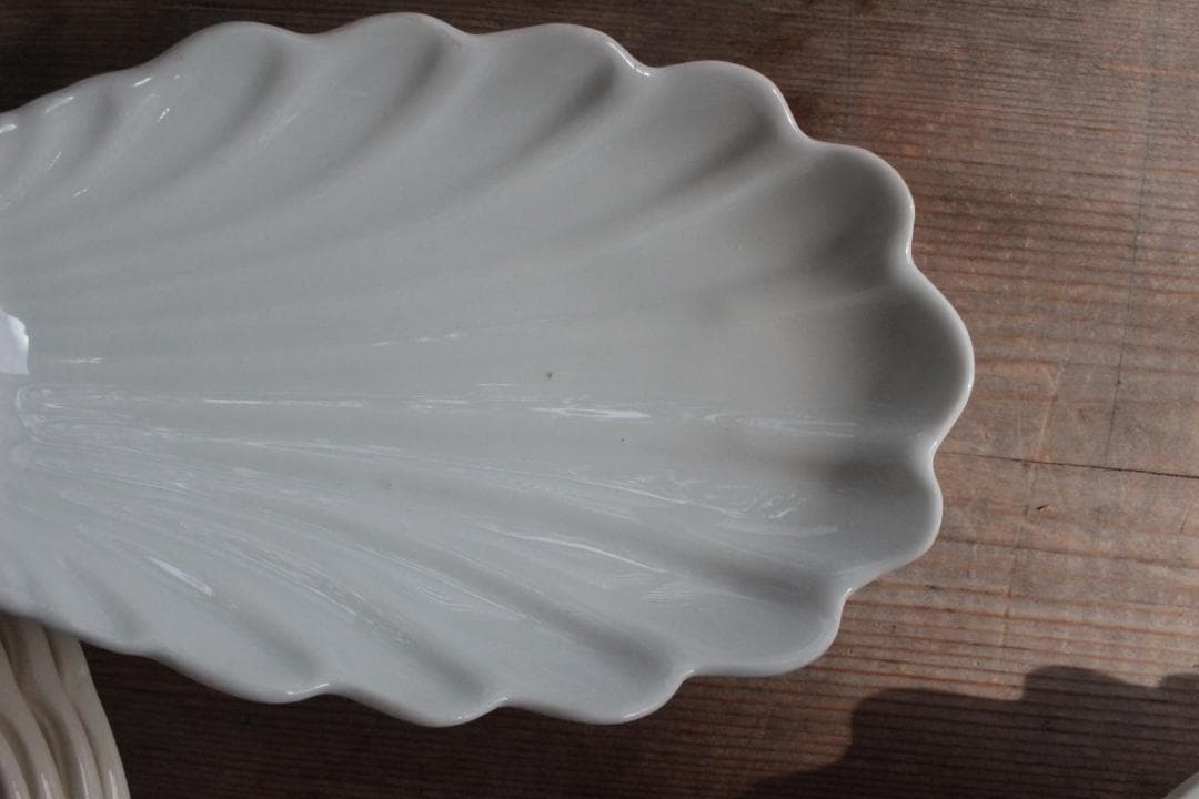 【G】シェル型ラヴィエプレート/フランスアンティーク食器