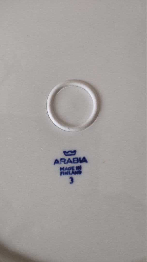 ARABIA社製「アネモネ」ディナープレート4枚セット