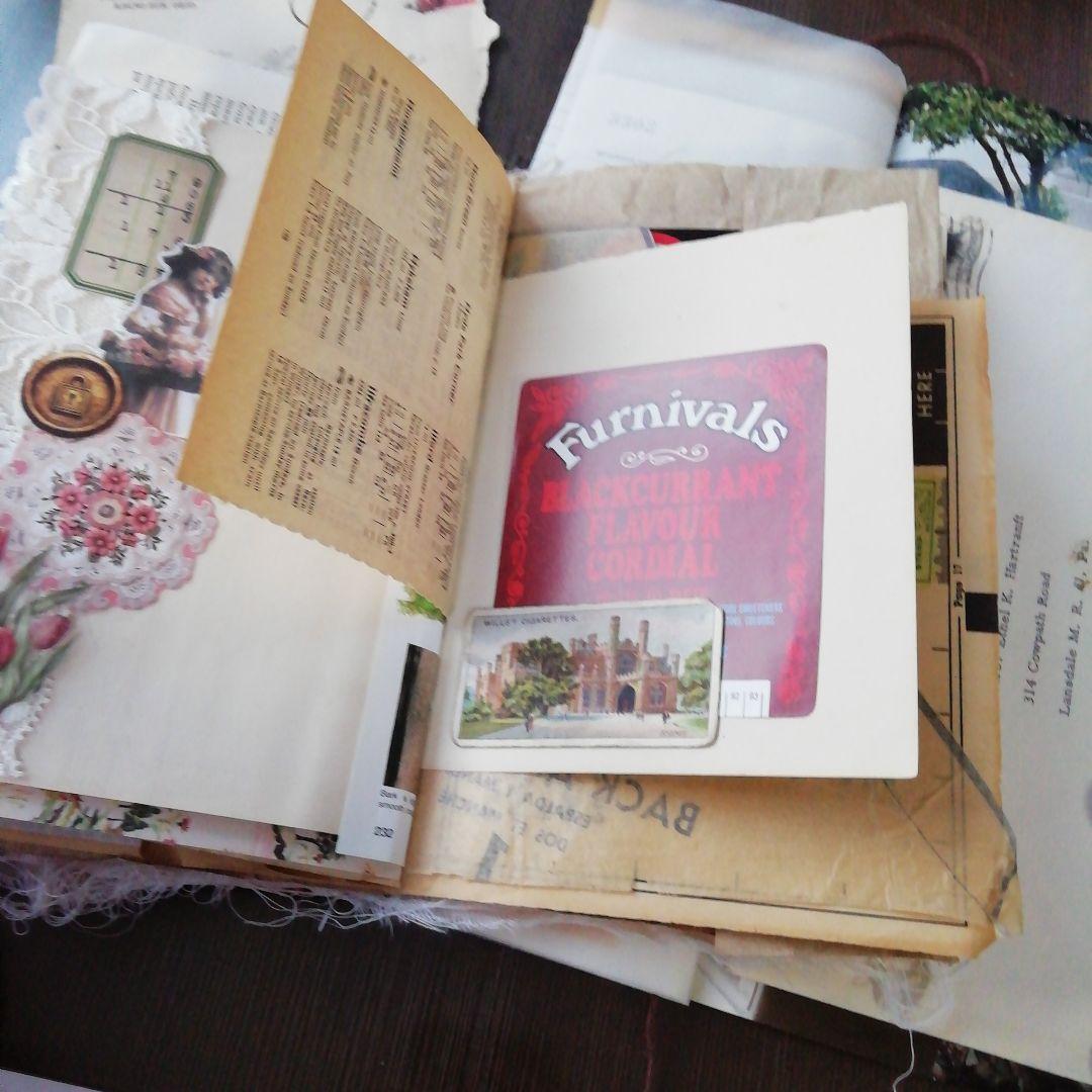 植物のジャンクジャーナル2冊セット 雑記帳ブロカント　ヴィンテージ　アンティーク