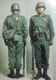 極美品・希少★陸上自衛隊 65式作業服 官給品 1982年製　ミリタリー